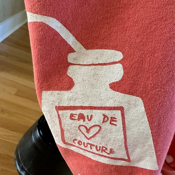 Juicy Couture Y2K Tote Bag Orange Pink Canvas Bag - Picture 12 of 16